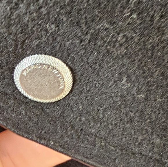 Marc New York by Andrew Marc Womens Ally31" Wool Plush Coat Black Sz 12 - Picture 5 of 11